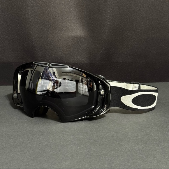 Oakley Airbrake MX Googles XL dirtbike ski motorcross-Black - Picture 15 of 15